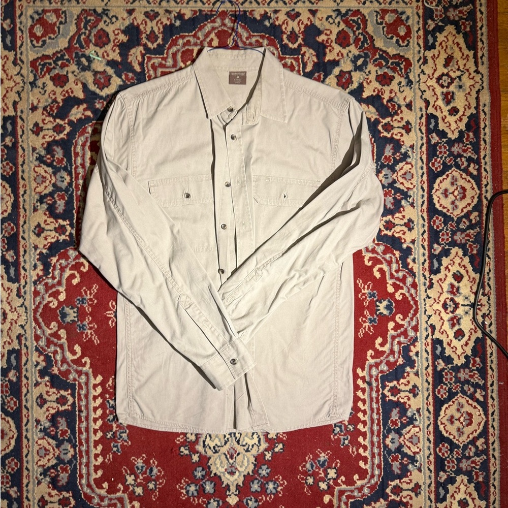 Great Northwest Clothing Company Light Gray Casual Shirt